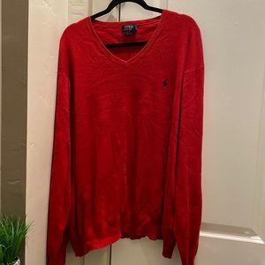 USED red sweater for men / 4XB / Polo Ralph Lauren